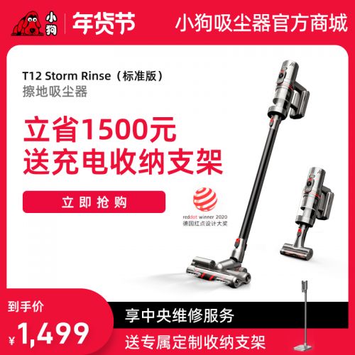 【标准版】龙八头号玩家唯一无线手持吸尘器T12 Storm Rinse